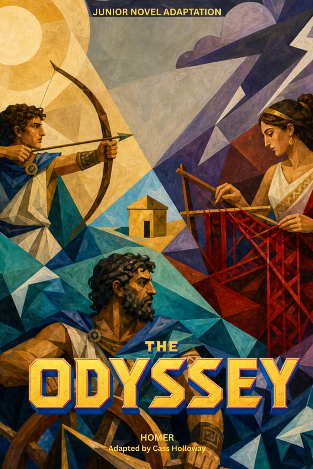 Cover of The Odyssey, Junior Novel Adaptation, by Homer, adapted by Cass Holloway